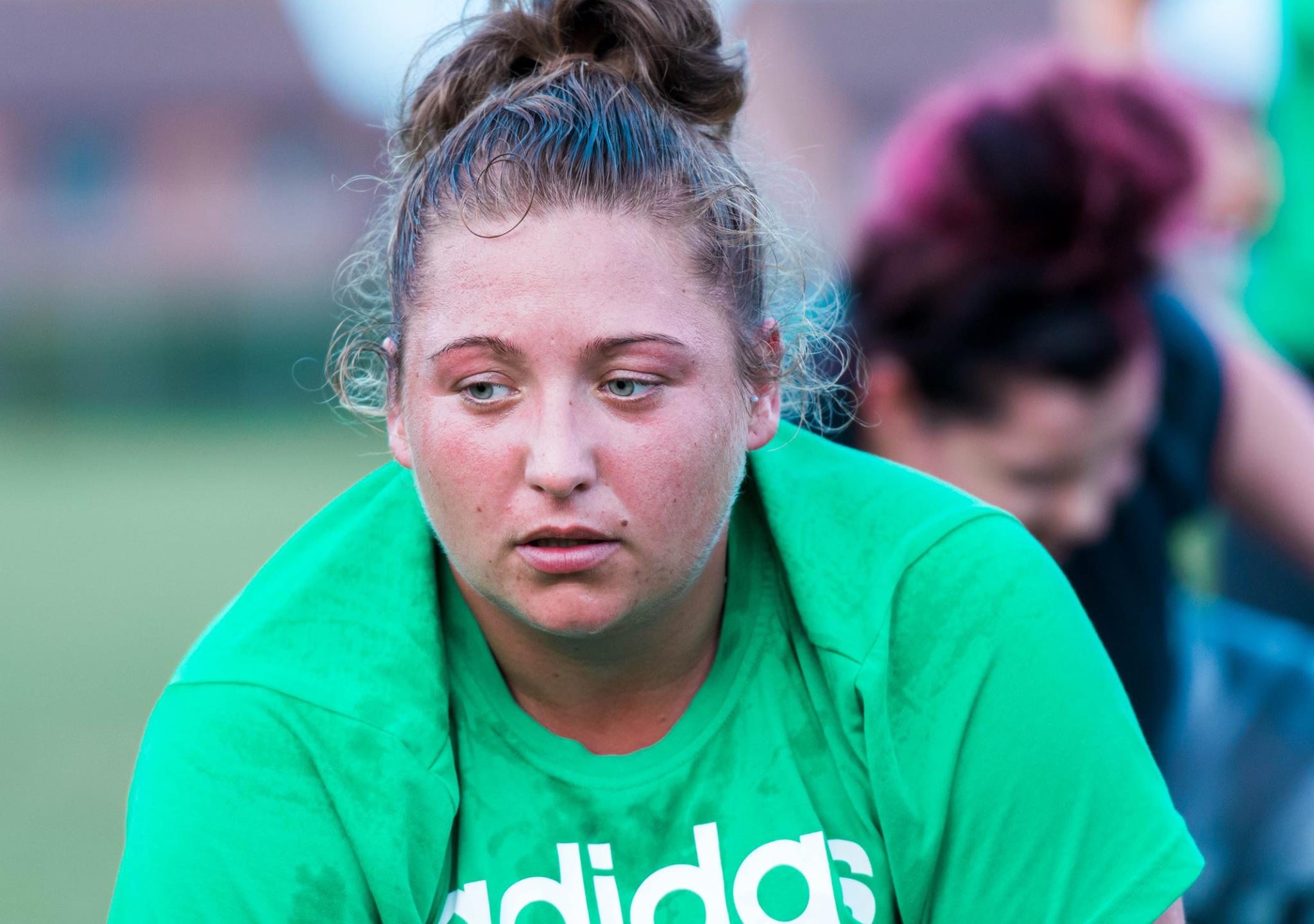 kevin moore photographer captures team members of the barry ladies rfc a close up of a player