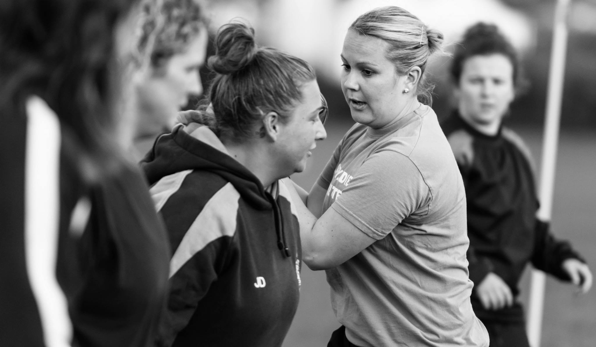 kevin moore photographer captures team members of the barry ladies rfc line up