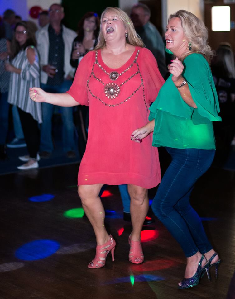 Ladies dancing.