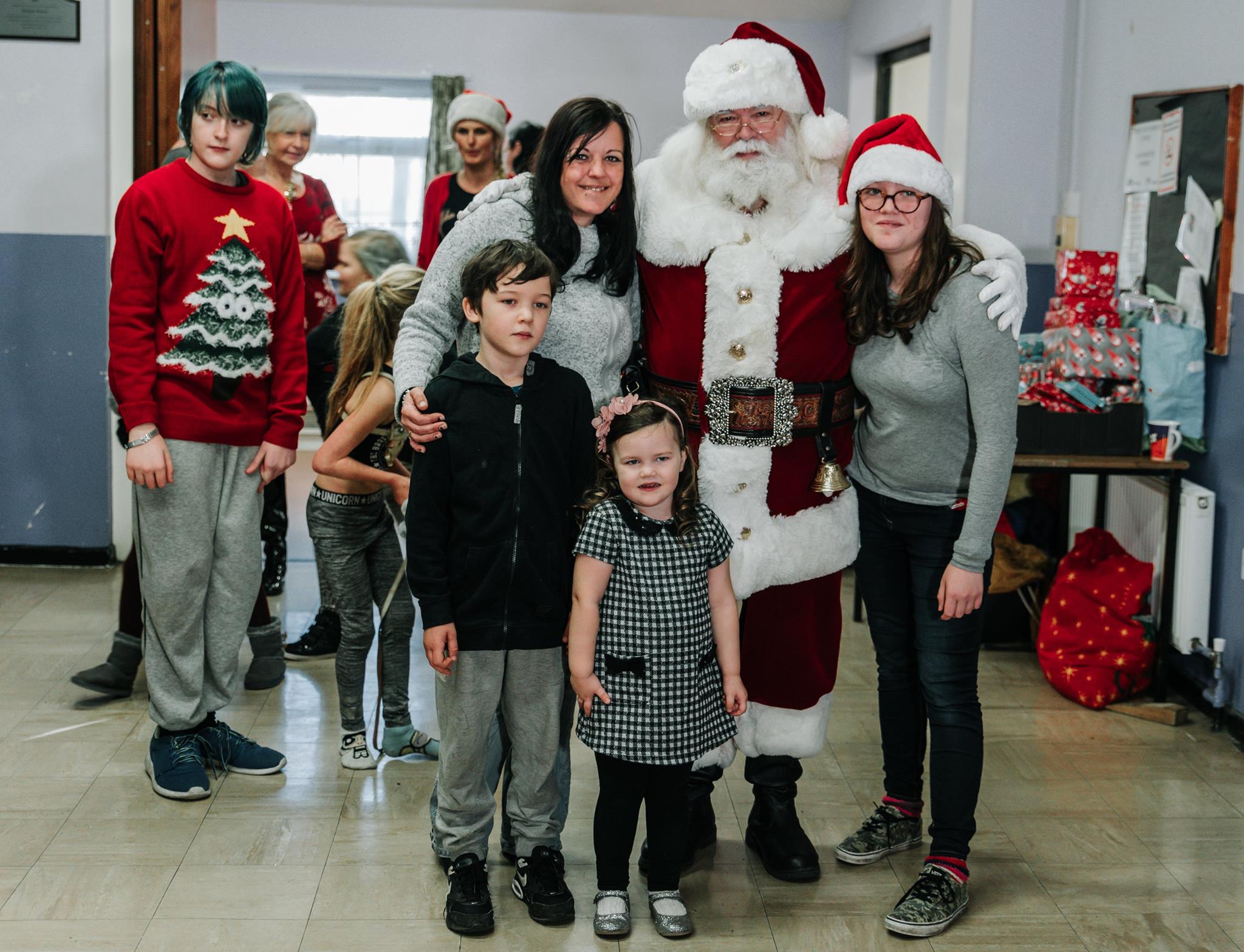 Home Education Barry with Santa Claus.