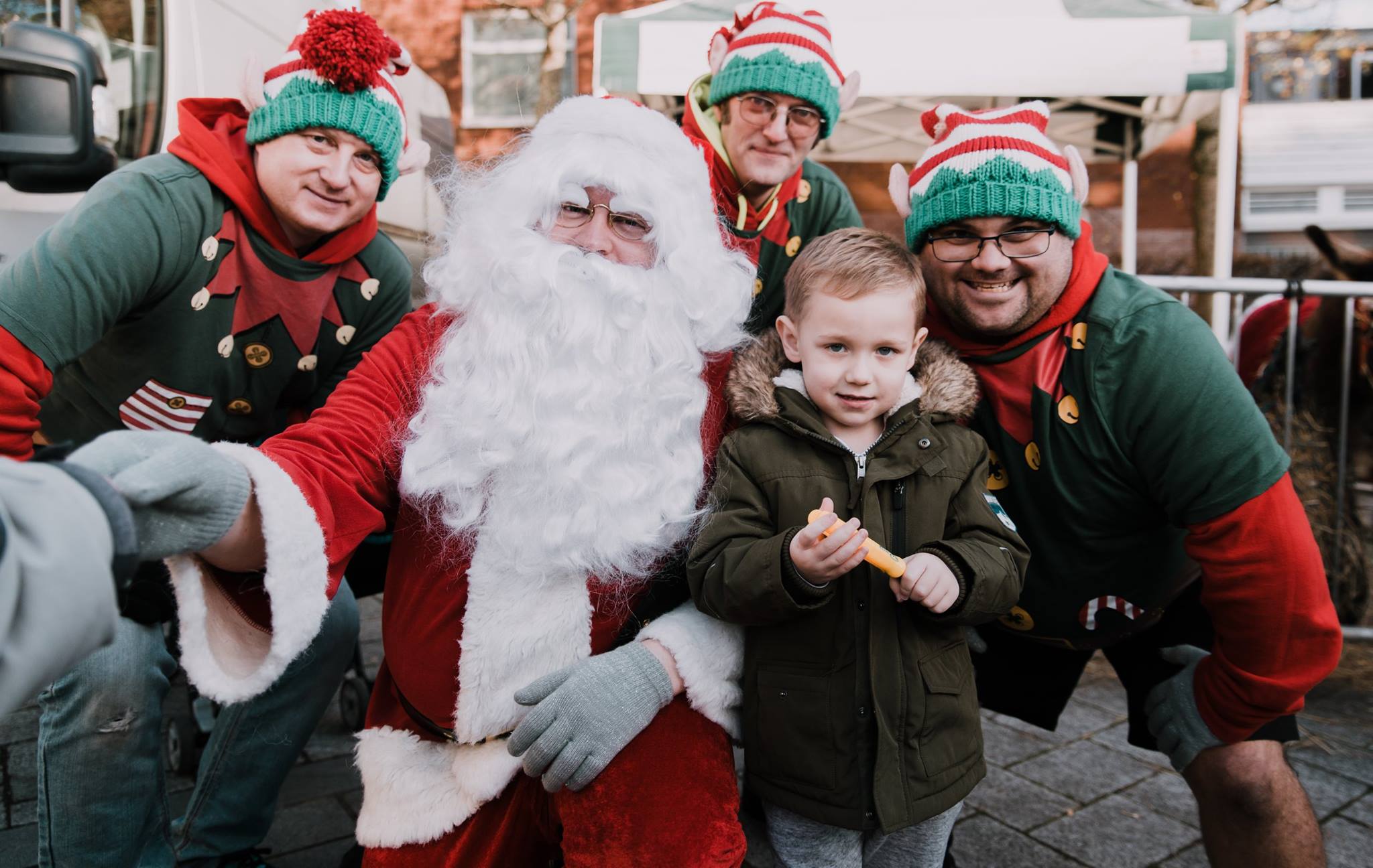 Santa Claus and leprechauns.