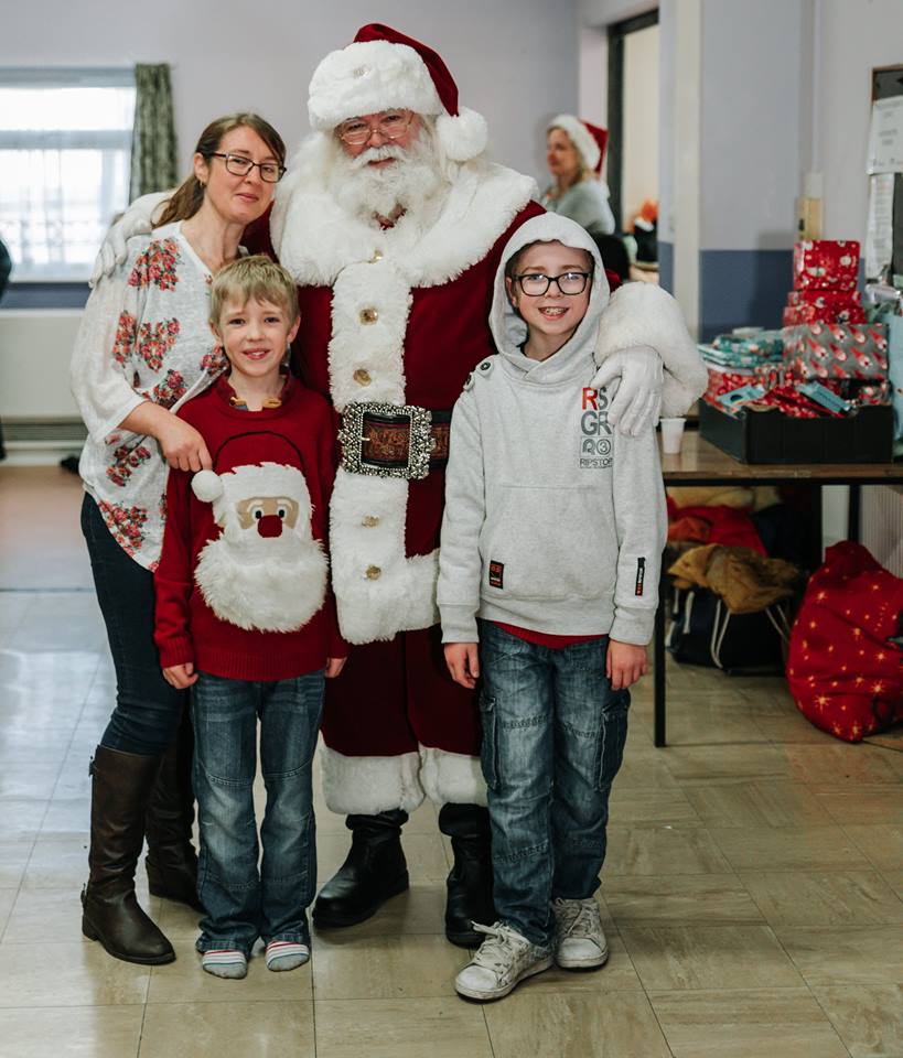 Photo with Santa Claus.