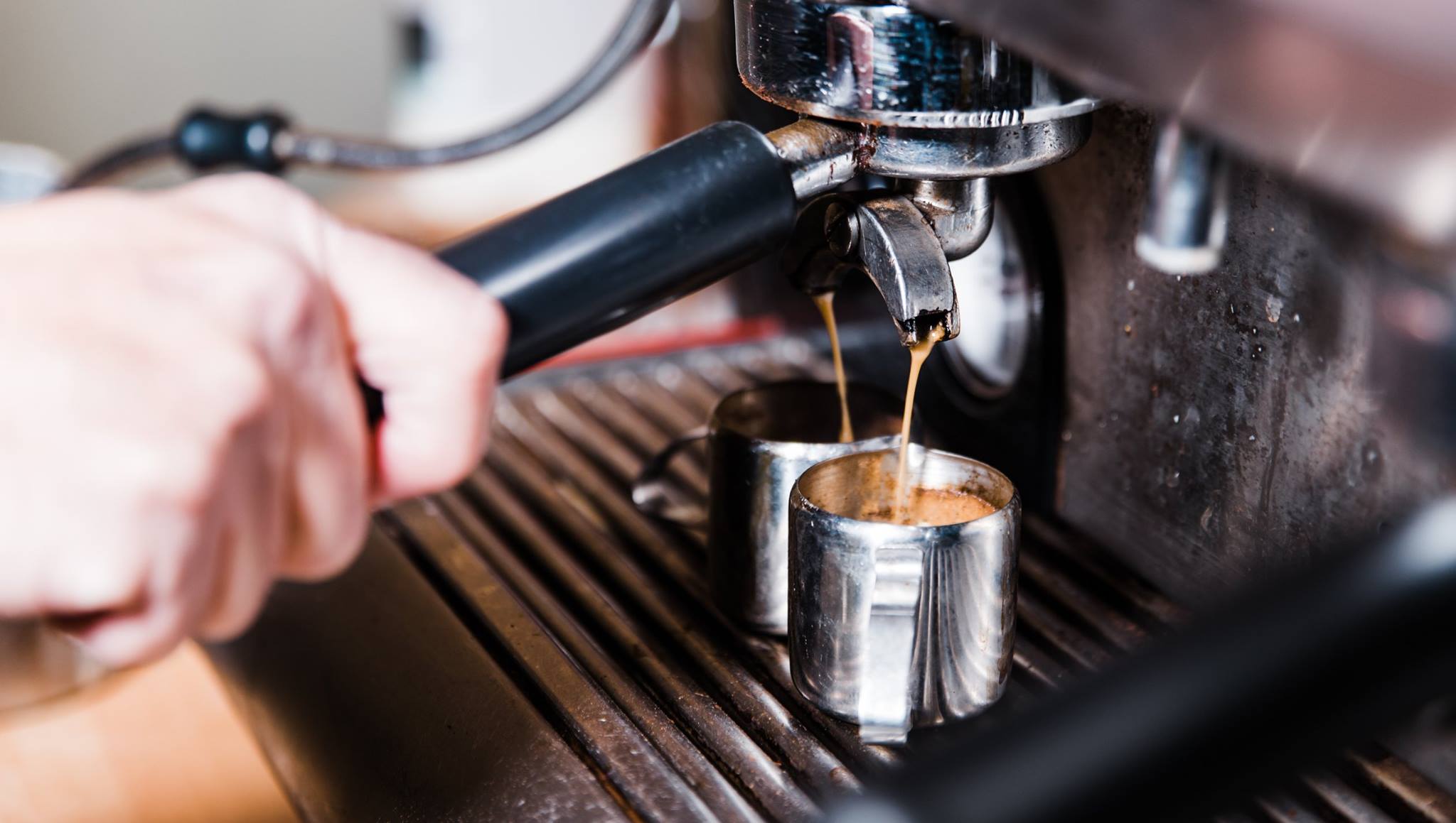 Man taking a coffee.