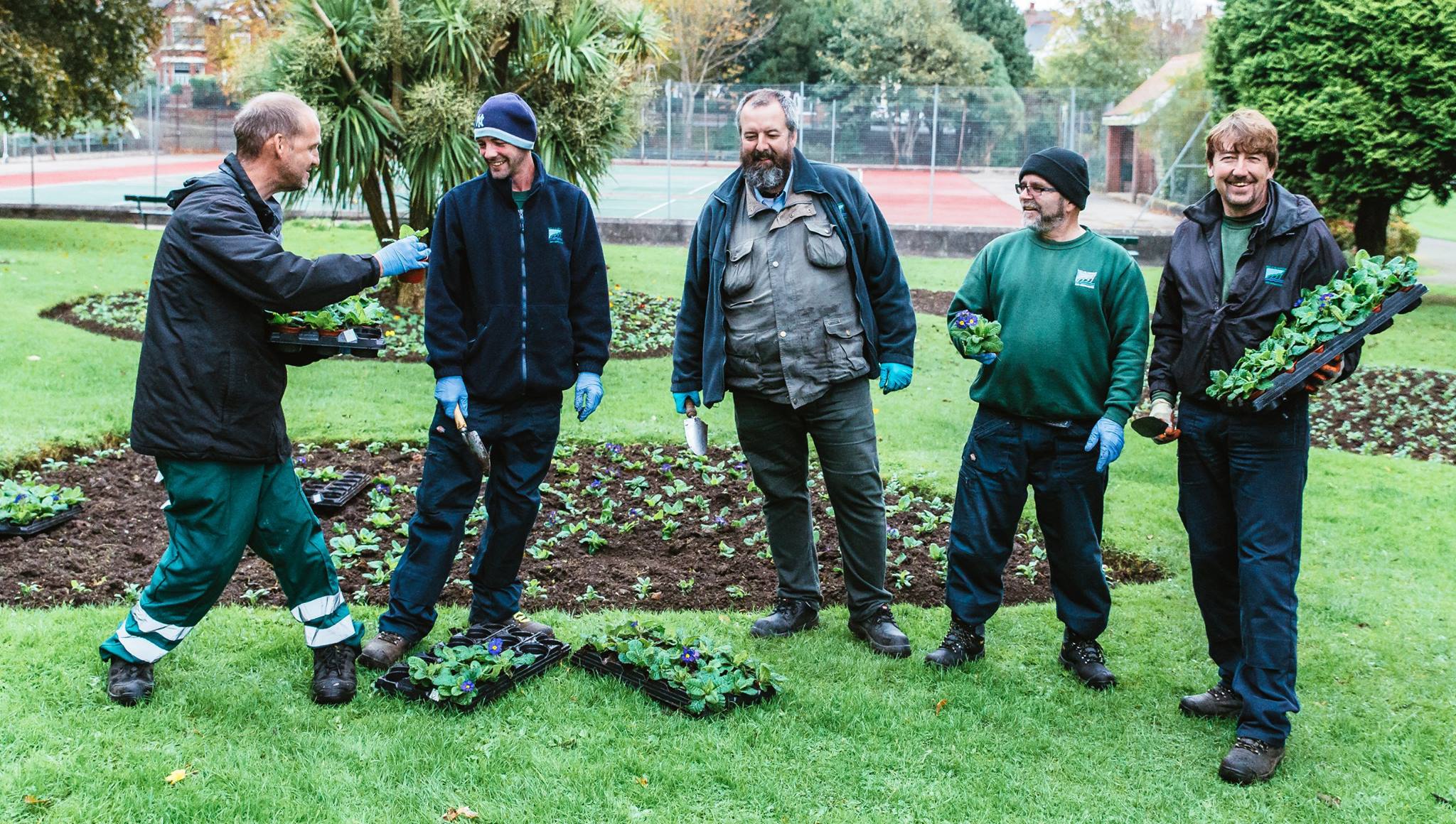 Paul Duggan, Mike Nott, John Nethercotte, Gareth Scott and Neil Gibbon