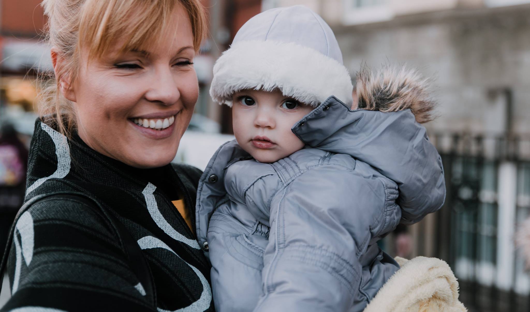 Mom and daughter.