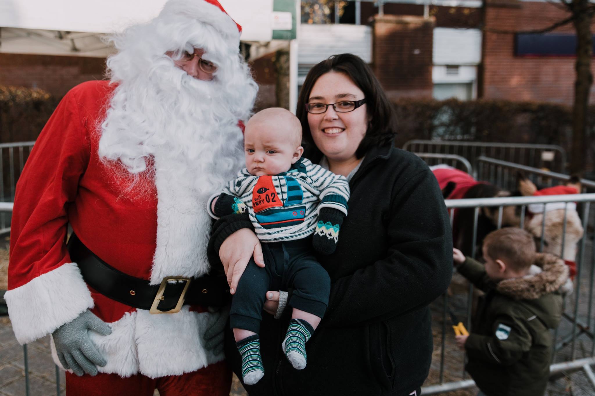 Santa Claus and family.