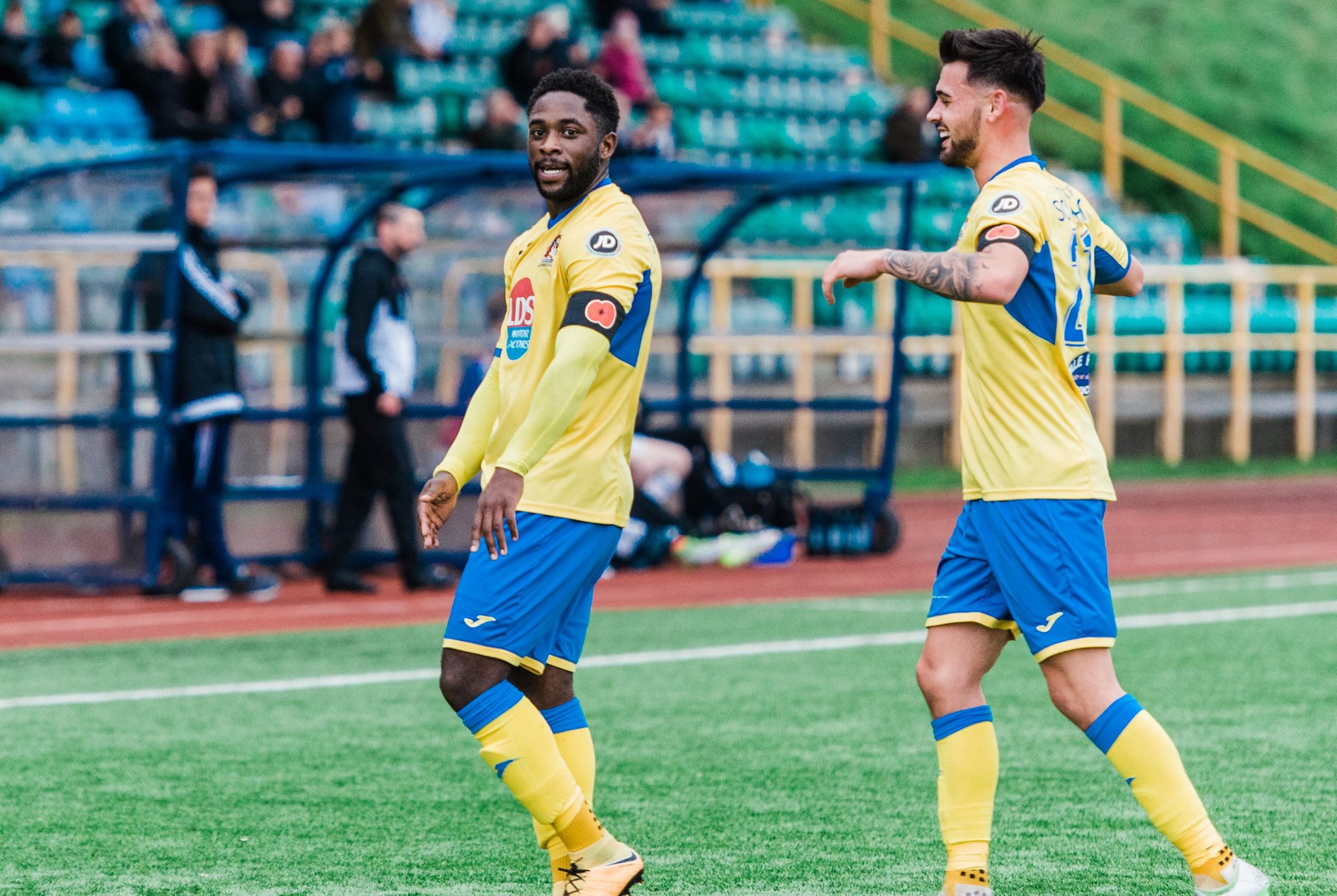 After the goal of Barry Town United.